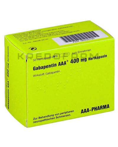 Габапентин капсулы, таблетки ● Gabapentin