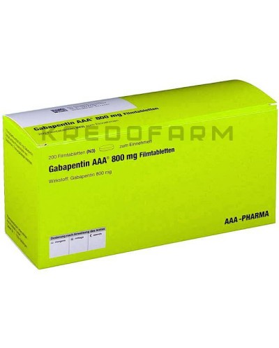 Габапентин капсулы, таблетки ● Gabapentin