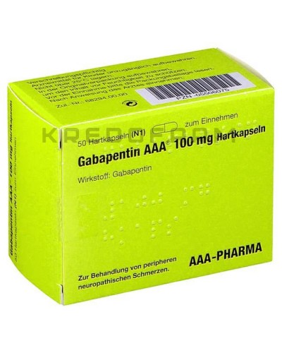 Габапентин капсулы, таблетки ● Gabapentin