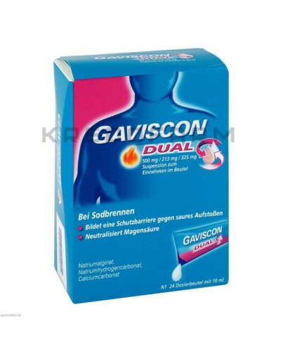 Гавіскон суспензія, таблетки ● Gaviscon