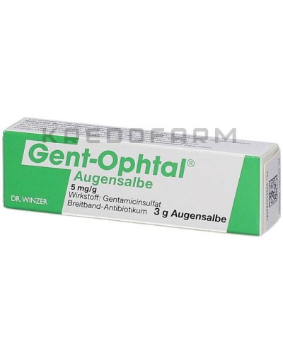 Гент Офтал краплі, мазь ● Gent Ophtal