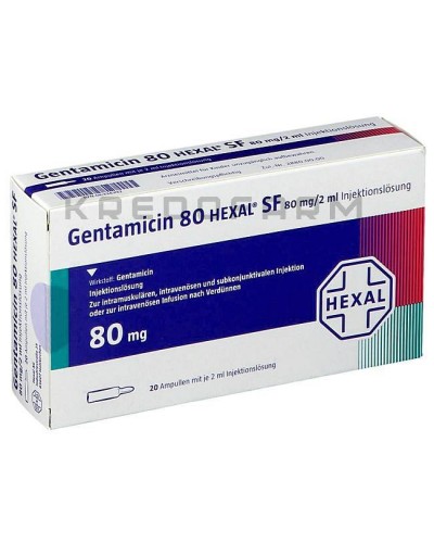 Гентаміцин краплі, мазь, пакет, розчин ● Gentamicin