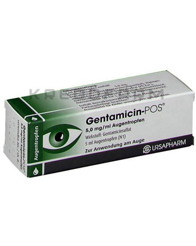 Гентамицин капли, мазь, пакет, раствор ● Gentamicin