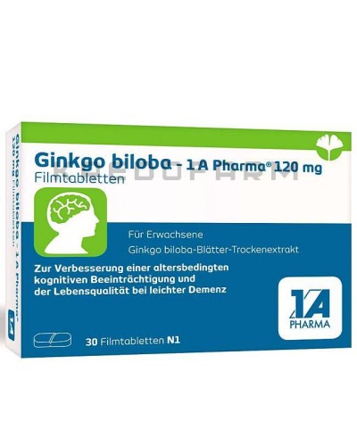 Гинкго Билоба таблетки ● Ginkgo Biloba