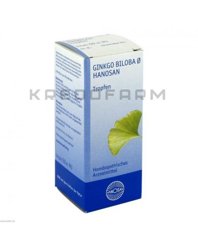 Гінкго Білоба ампули, глобули, краплі, розчин, таблетки ● Ginkgo Biloba