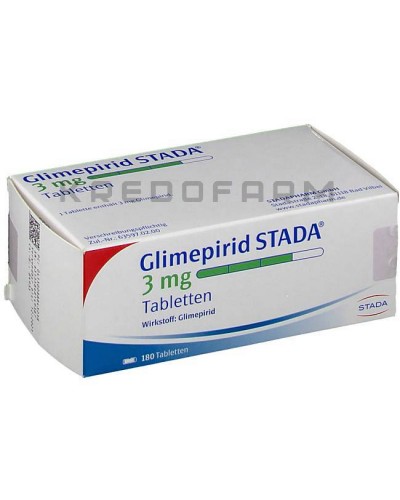 Глімепірид таблетки ● Glimepirid