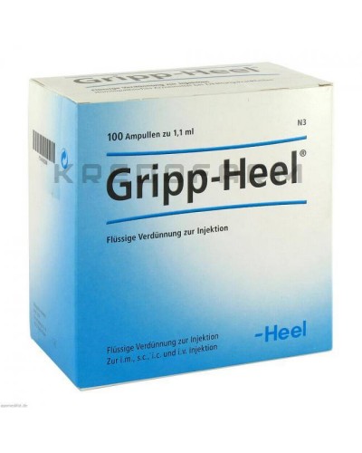 Грипп Хель ампулы, таблетки ● Gripp Heel