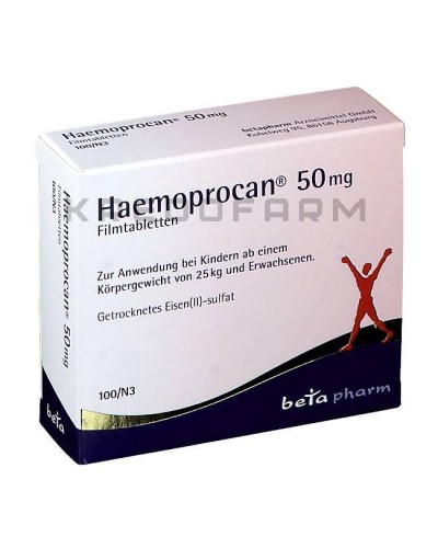 Гемопрокан таблетки ● Haemoprocan