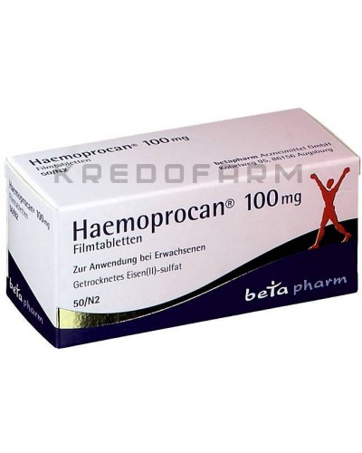 Гемопрокан таблетки ● Haemoprocan