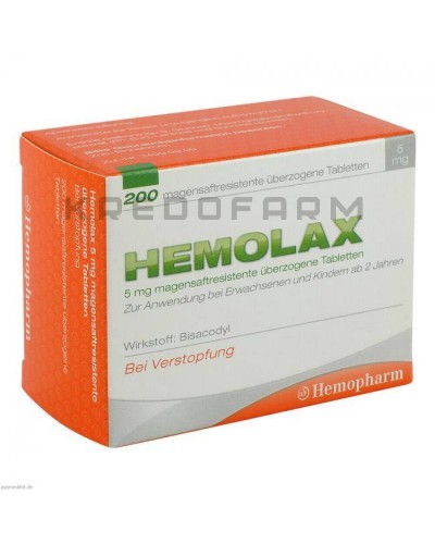 Гемолакс таблетки ● Hemolax