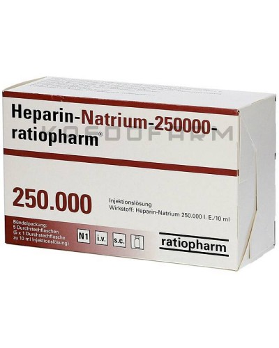 Гепарин Натріум ампули, розчин, флакон ● Heparin Natrium