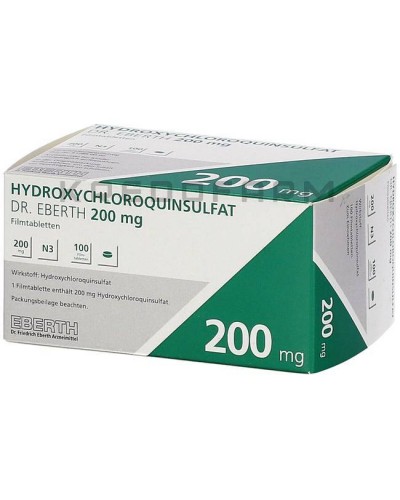 Гідроксихлорохінсульфат таблетки ● Hydroxychloroquinsulfat