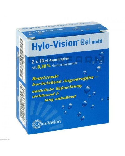 Хило Визион капли, пипетки ● Hylo Vision