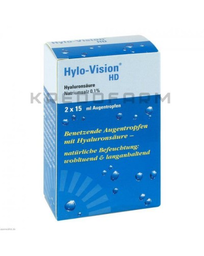 Хило Визион капли, пипетки ● Hylo Vision