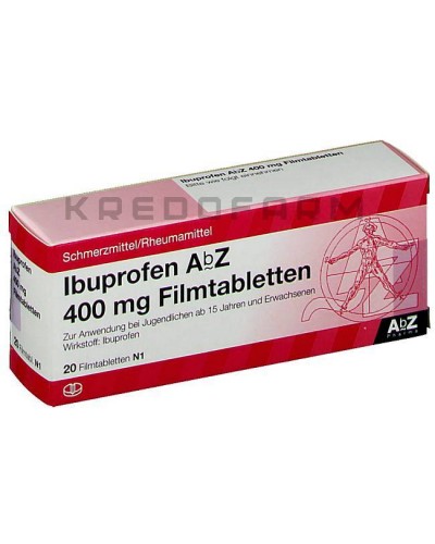 Ібупрофен гель, гранули, капсули, порошок, розчин, таблетки ● Ibuprofen