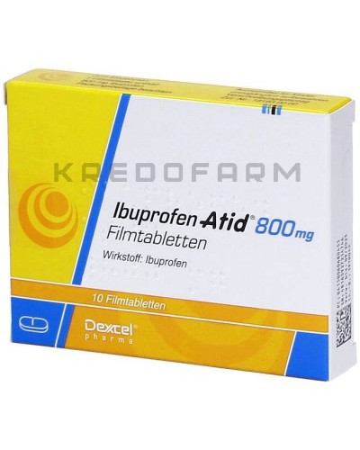 Ібупрофен гель, гранули, капсули, порошок, розчин, таблетки ● Ibuprofen