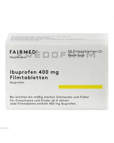 Ібупрофен гель, гранули, капсули, порошок, розчин, таблетки ● Ibuprofen