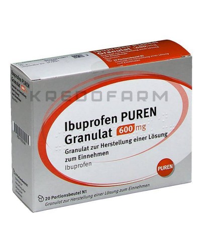 Ибупрофен гель, гранулы, капсулы, порошок, раствор, таблетки ● Ibuprofen