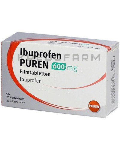 Ібупрофен гель, гранули, капсули, порошок, розчин, таблетки ● Ibuprofen