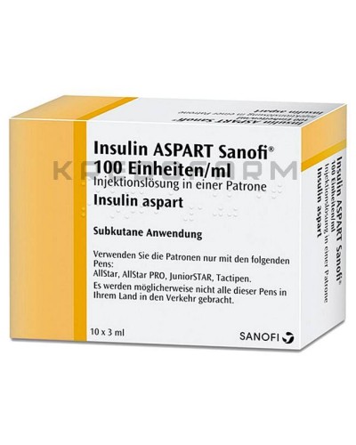 Инсулин Аспарт раствор ● Insulin Aspart