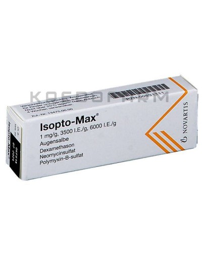 Изопто Макс капли, мазь ● Isopto Max