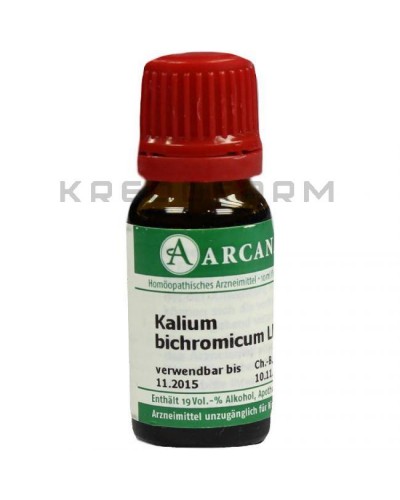 Калиум Бихромикум ампулы, глобули, раствор, таблетки ● Kalium Bichromicum