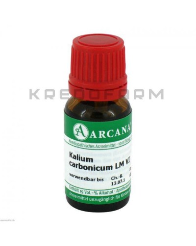 Калиум Карбоникум ампулы, глобули, раствор, таблетки ● Kalium Carbonicum