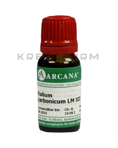 Калиум Карбоникум ампулы, глобули, раствор, таблетки ● Kalium Carbonicum