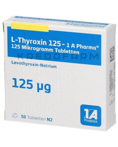 Л Тироксин краплі, розчин, таблетки ● L Thyroxin