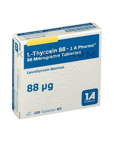 Л Тироксин краплі, розчин, таблетки ● L Thyroxin