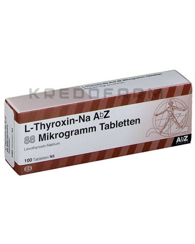 Л Тироксин краплі, розчин, таблетки ● L Thyroxin