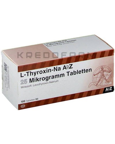 Л Тироксин краплі, розчин, таблетки ● L Thyroxin