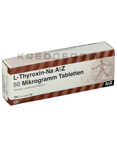 Л Тироксин краплі, розчин, таблетки ● L Thyroxin