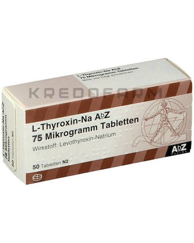 Л Тироксин капли, раствор, таблетки ● L Thyroxin