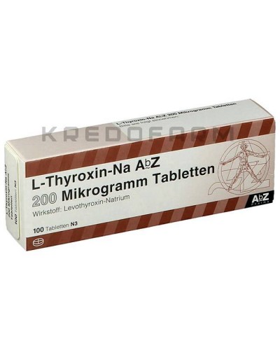 Л Тироксин краплі, розчин, таблетки ● L Thyroxin