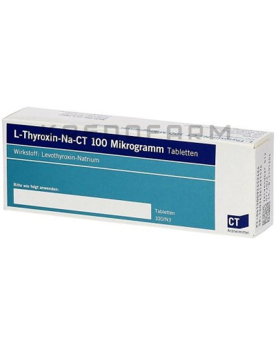 Л Тироксин краплі, розчин, таблетки ● L Thyroxin