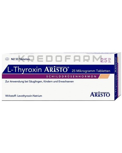 Л Тироксин краплі, розчин, таблетки ● L Thyroxin