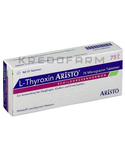 Л Тироксин краплі, розчин, таблетки ● L Thyroxin