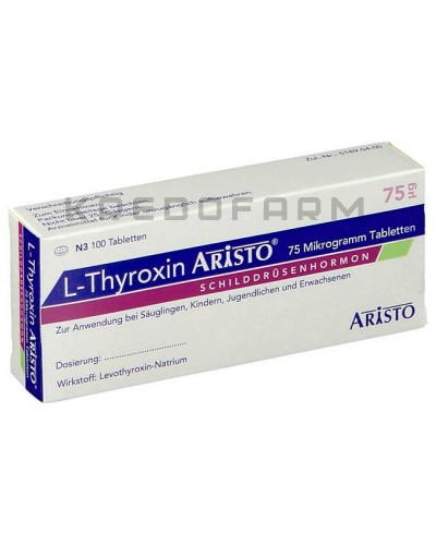 Л Тироксин краплі, розчин, таблетки ● L Thyroxin