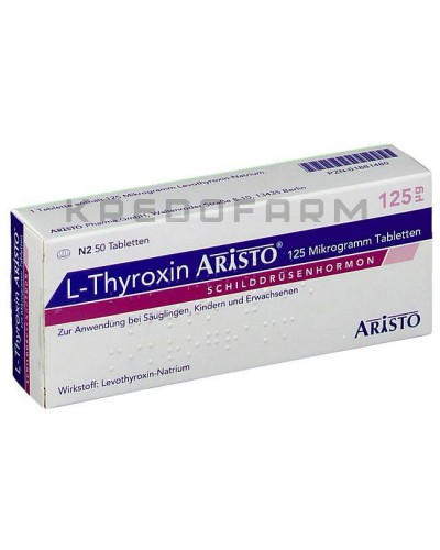 Л Тироксин краплі, розчин, таблетки ● L Thyroxin