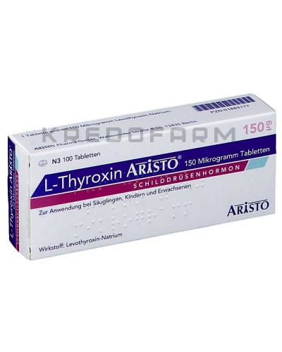 Л Тироксин краплі, розчин, таблетки ● L Thyroxin