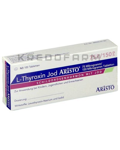 Л Тироксин краплі, розчин, таблетки ● L Thyroxin