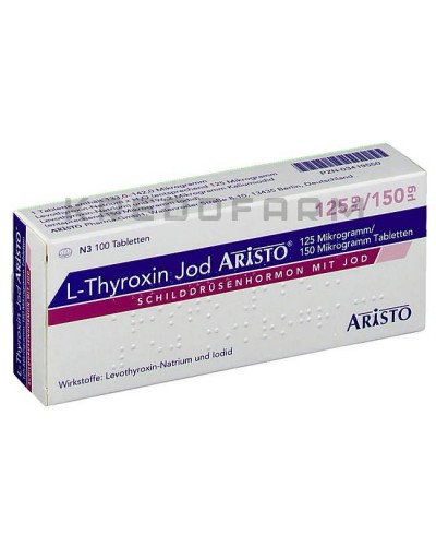 Л Тироксин краплі, розчин, таблетки ● L Thyroxin