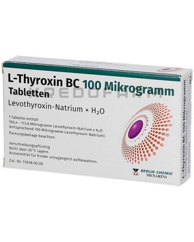 Л Тироксин краплі, розчин, таблетки ● L Thyroxin