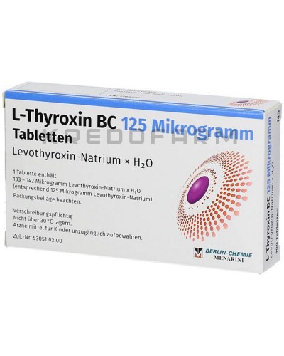 Л Тироксин краплі, розчин, таблетки ● L Thyroxin