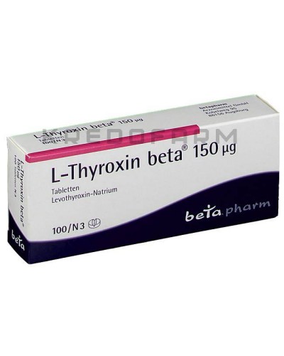 Л Тироксин краплі, розчин, таблетки ● L Thyroxin