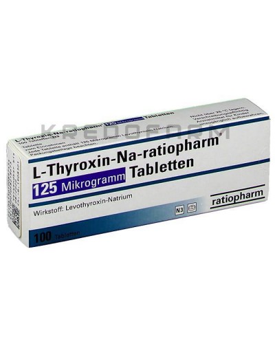 Л Тироксин краплі, розчин, таблетки ● L Thyroxin