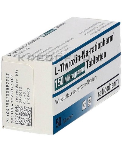 Л Тироксин краплі, розчин, таблетки ● L Thyroxin