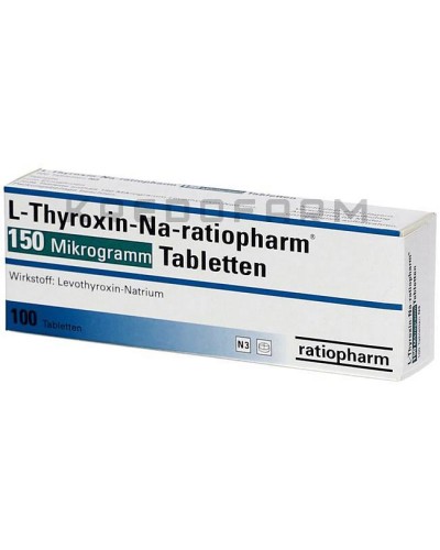 Л Тироксин краплі, розчин, таблетки ● L Thyroxin