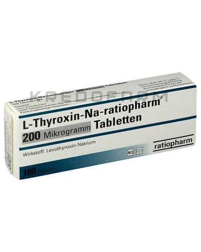 Л Тироксин краплі, розчин, таблетки ● L Thyroxin